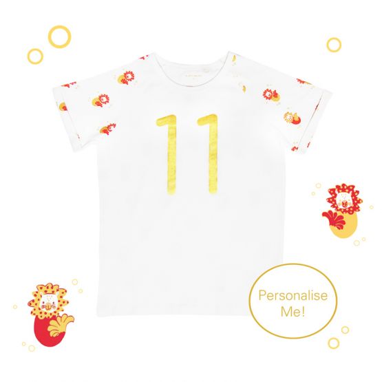 Number 11 Tee (Merlion Edition) (Personalisable)