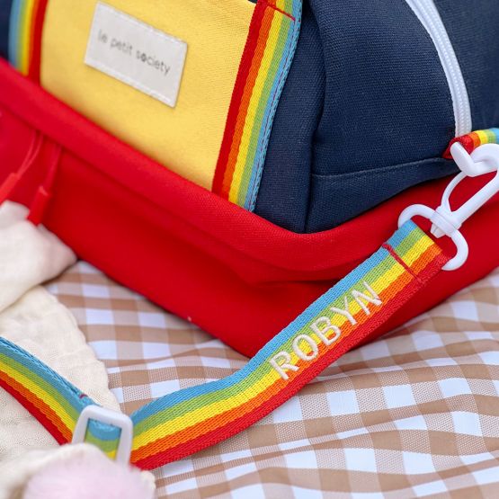 Adjustable Bag Strap in Rainbow (Personalisable)