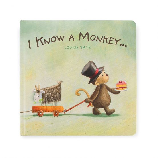 I Know A Monkey Book by Jellycat