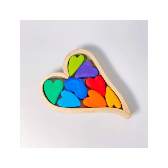 Building Set Rainbow Hearts by GRIMM'S