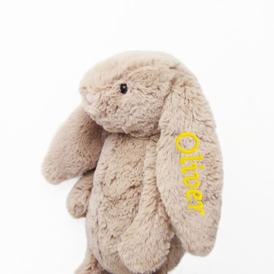 Bashful Beige Bunny by Jellycat (Personalisable)