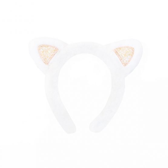 *New* Cat Headband in White