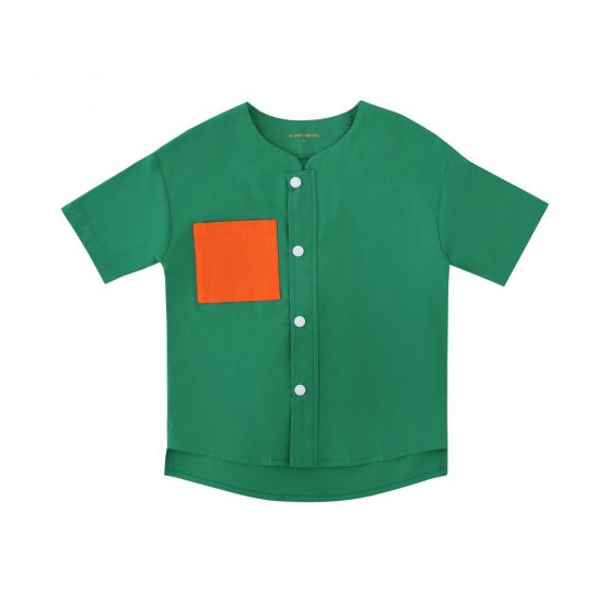 Made for Play - Boys Wide-Pocket Shirt in Green