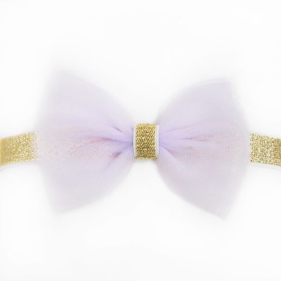 Bow Headband in Lilac