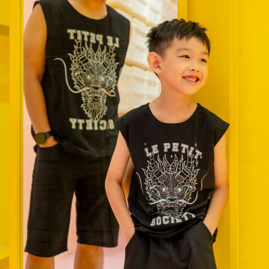 *New* Dragon Streetwear - Kids Tank in Black Dragon