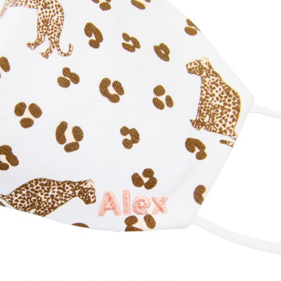 Reusable Kids & Adult Mask in Leopard Print (Personalisable)