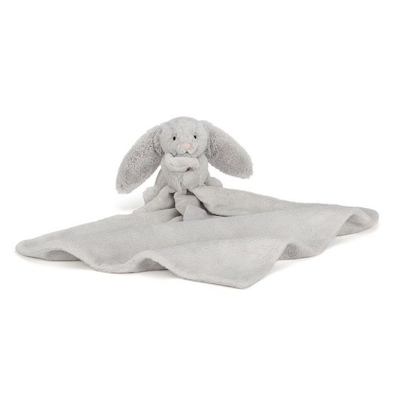 Bashful Silver Bunny Soother by Jellycat (Personalisable)