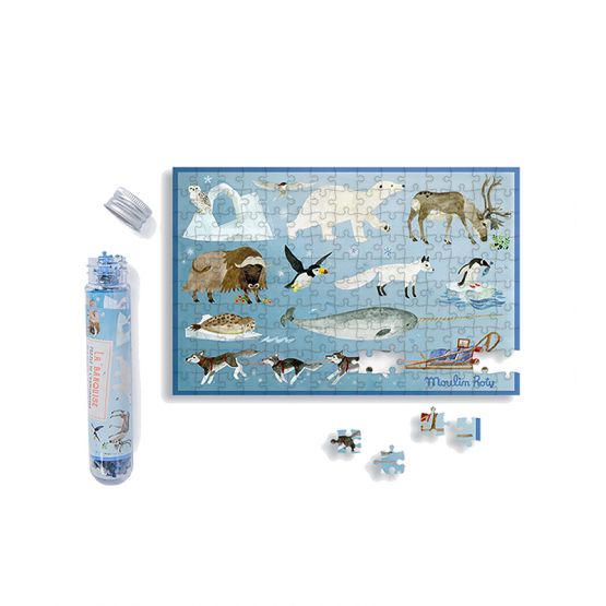 Les Grands Explorateurs - The Arctic 150-Pc Mini Puzzle by Moulin Roty