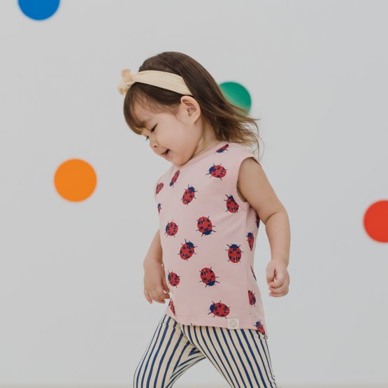 Made For Play - Kids Tank in Ladybug Print 