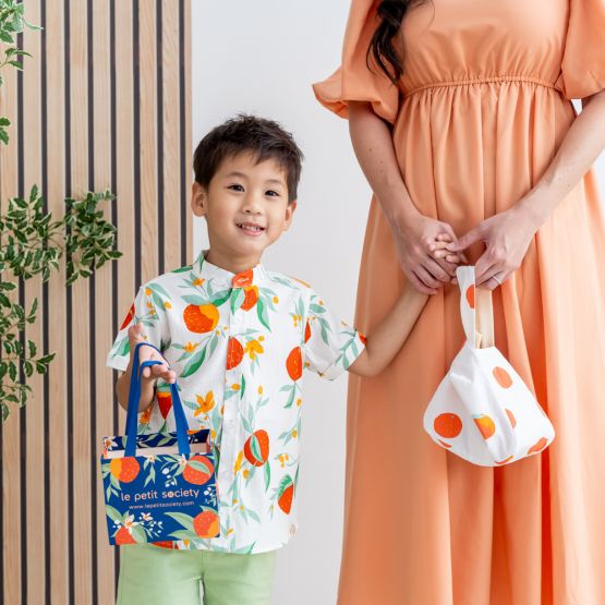 CNY Limited Edition Orange Knot Bag