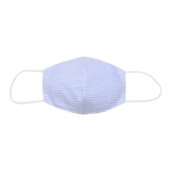 Reusable Kids & Adult Mask in Light Blue Stripes (Personalisable)