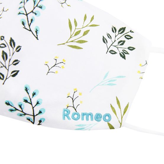 Reusable Kids & Adult Mask in Leaf Print (Personalisable)