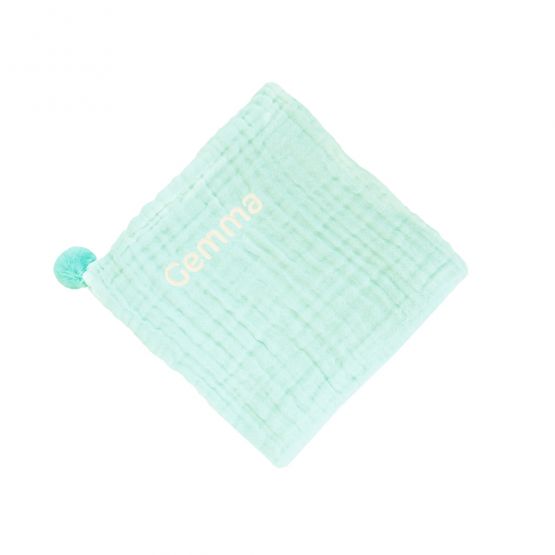 Keepsake Baby Blanket in Mint (Personalisable)