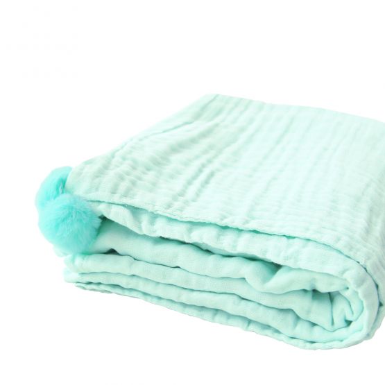 Keepsake Kids/Adult Single Blanket in Mint (Personalisable)