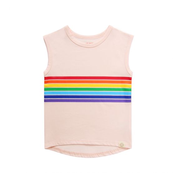*Signature* Rainbow Series - Kids Tank in Pink (Personalisable)