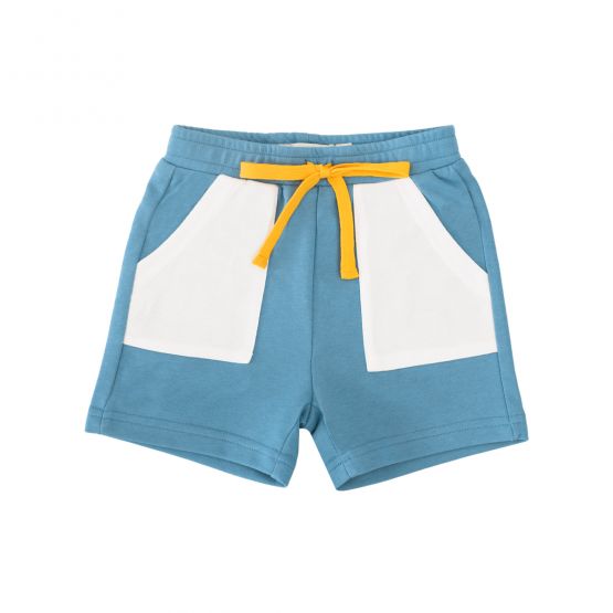 Made for Play - Kids Shorts with Contrast Pockets in Blue