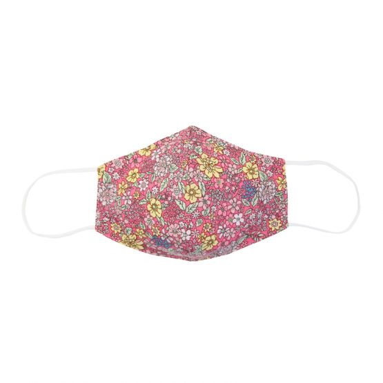 Reusable Kids & Adult Mask in Coral Spring Bloom Print (Personalisable)