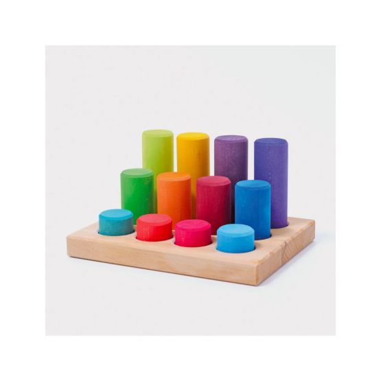 Stacking Game Small Rainbow Rollers by GRIMM'S