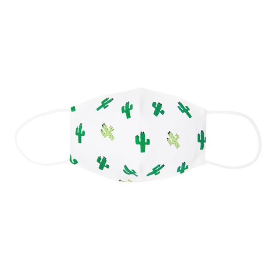 Reusable Kids & Adult Mask in Cactus Print (Personalisable)