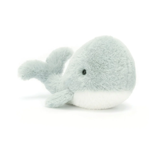Wavelly Whale (Grey) by Jellycat