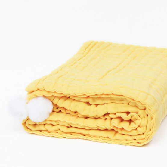 Keepsake Kids/Adult Single Blanket in Mustard (Personalisable)